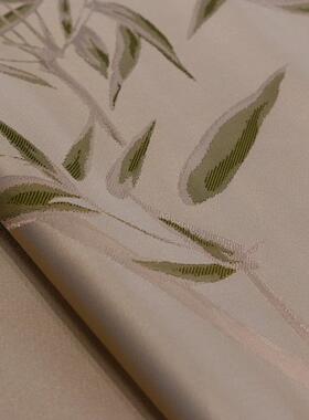 新SH008-7中式竹叶纷高精提花面料木家具家居抱纷枕坐垫装饰桌密