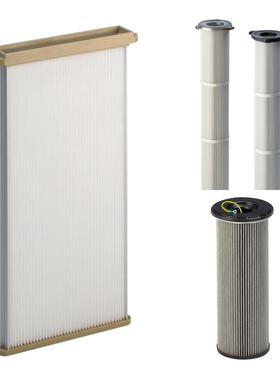 26256米38VIE滤芯2尘625273纳纤维滤筒空气粉普优过滤