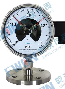 耐震电接压力表5Y150点3040-YXCN-15060MPaG12径向316LYXCN-10H