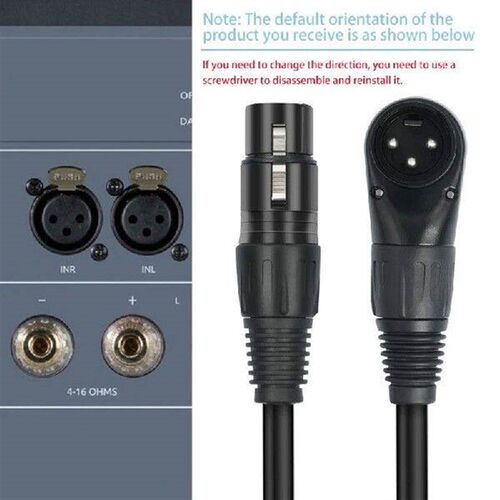 Male to Female Sound Cable Cord with 7 ition Adjustable