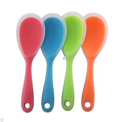 New High Quality No-stick Paddle Silicone Rice Shovel Spoon