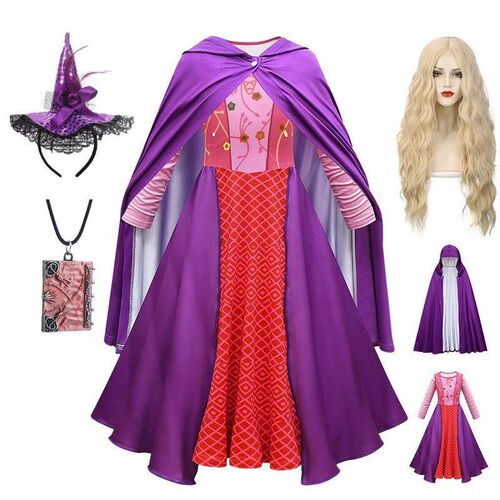 - Years Halloween Disguised Girls Hocus Pocus  Witch Dress