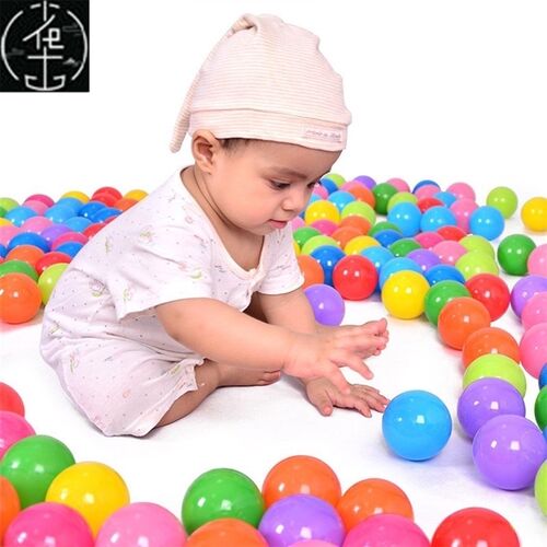 100 Baby Kids Swim Pit Balls Toy Colorful ball Soft Plastic