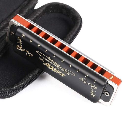 Easttop Diatonic Harmonica 10 Holes Blues Harp Mouth Organ K