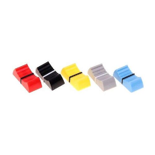 New 10PCS Fader Knob Cap Touch Sensitive Slider Ribbed
