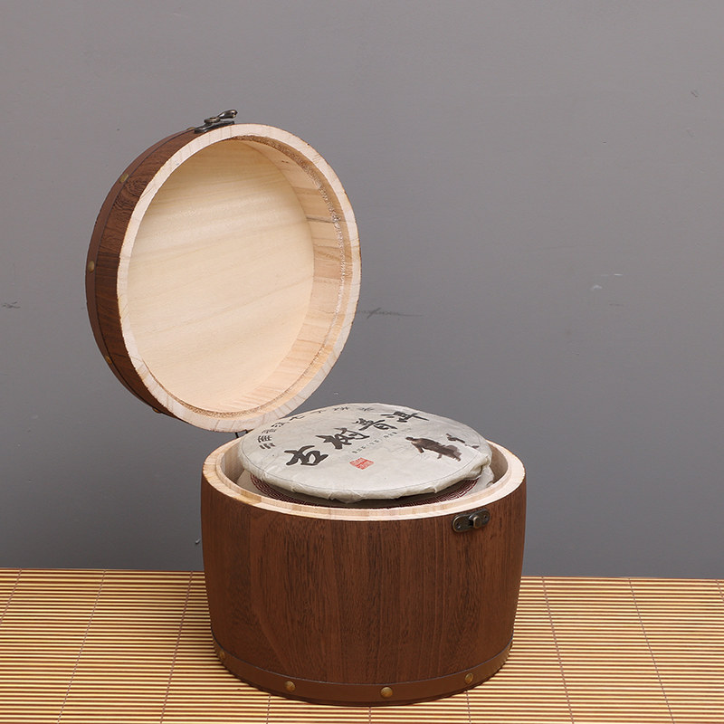 茶叶木桶茶叶罐实木通用茶包装复古礼盒普洱茶盒茶叶木盒定制,包装,礼品盒,淘宝优惠券,粉丝福利购,淘宝优惠卷