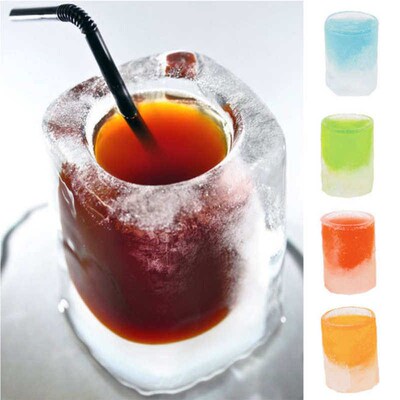 Long shaped ice cup ice grid summer DIY ice making shape ic