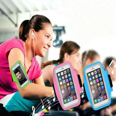 Sports Arm Bag Mobile Phone Holder Bag Running Gym Armband E