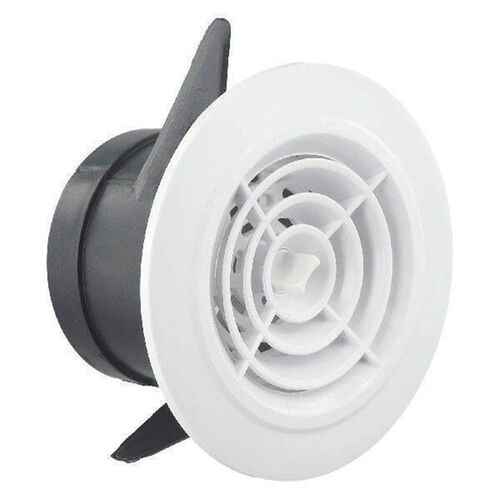 1Pcs Round Adjustable Wall Interior Vent ABS Ventilation