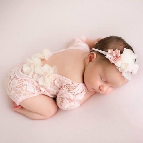 Baby Romper Deep V Backless Newborn Photo Photograph Props L