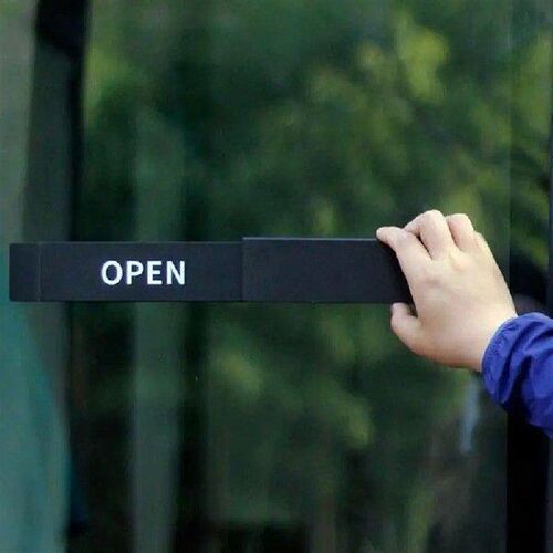 Open Closed Slide Door Sign Slider Door Indicator With