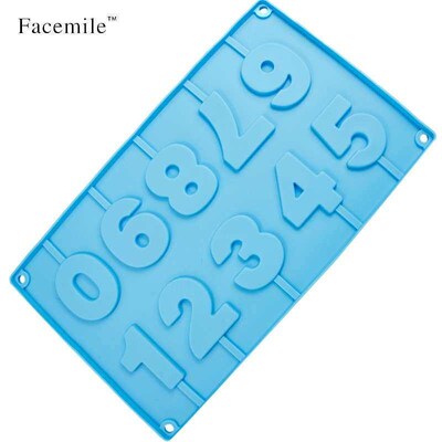 Alphanumeric silicone cookie mold fondant cake decoration lo