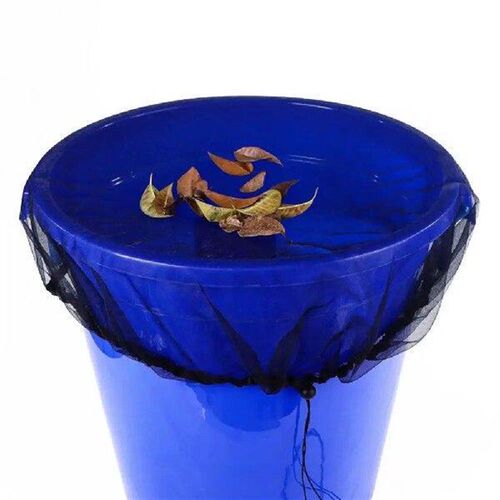 Drawstring Rain Barrel Mesh Cover Protective Mesh Covers