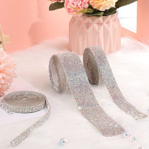 Self Adhesive Crystal Rhinestone er Diamond Ribbon DIY er Rh