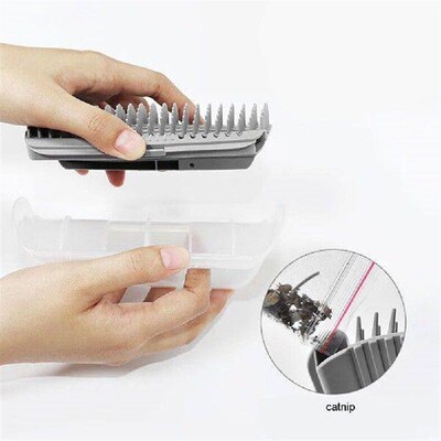 Cat Softer Self Groomer with Catnip Grooming Massage Combs