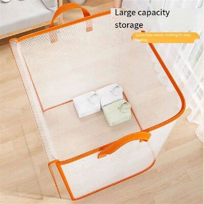 Large Capacity Foldable Storage Bag Transparent Waterproof