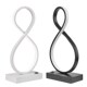 Shaped Acryl Spiral 18w Bedside Desk Lamp Table LED Modern