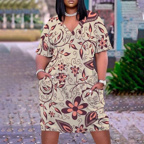Spring Summer Girl Clothes Fashion Style Watercolor Flowers