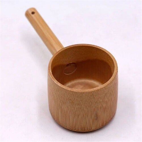 Serving Spoons Bath Bucket Bamboo Watering Ladle