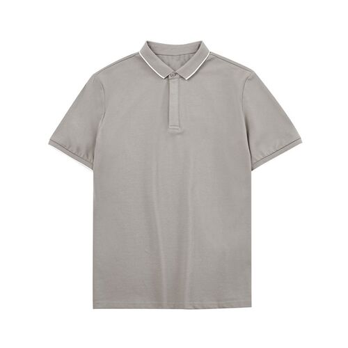 Mimaike Mens Simple Short-sleeved Shirt Mens 2025 Striped