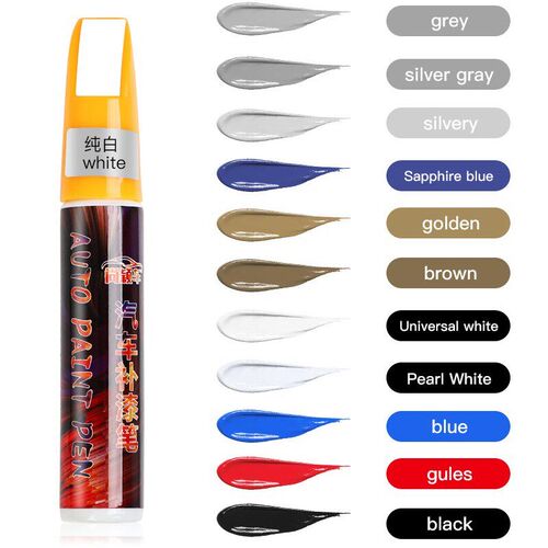 9 Colors Car Paint Scratch Repair Pen Waterproof Touch Up To