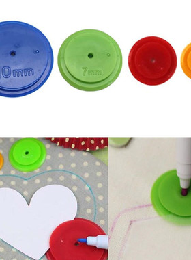 4Pcs DIY Patchwork Scan Wheel Tailor Scanning Line Ring Roun
