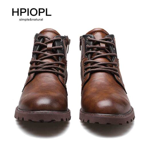 3998 Martin Boots Mens Boots Large Size Zipper Short Boots