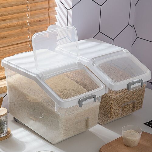 Kitchen Rice Buckets, Household Sealed Rice Boxes, 20 Cattie