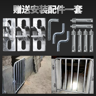 猪圈门砌砖羊舍定制镀锌钢管限位栏母猪产床保育栏养猪场猪围栏门