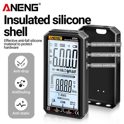ANENG 620A Pro Smart Multimeter AC/DC Voltage Meter Multites