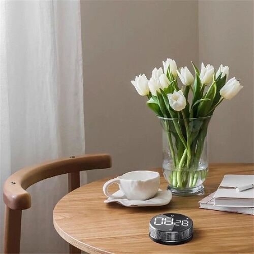 Kitchen Timer Adjustable Angle LED Magnetic Timer Rotating