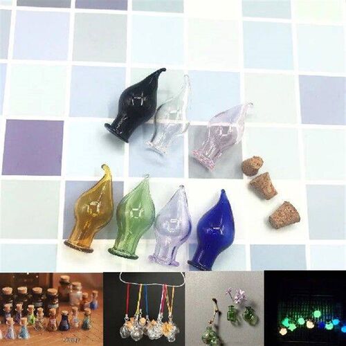1/2/3/5X Mini Chili Glass Bottles Drifting Bottles Small