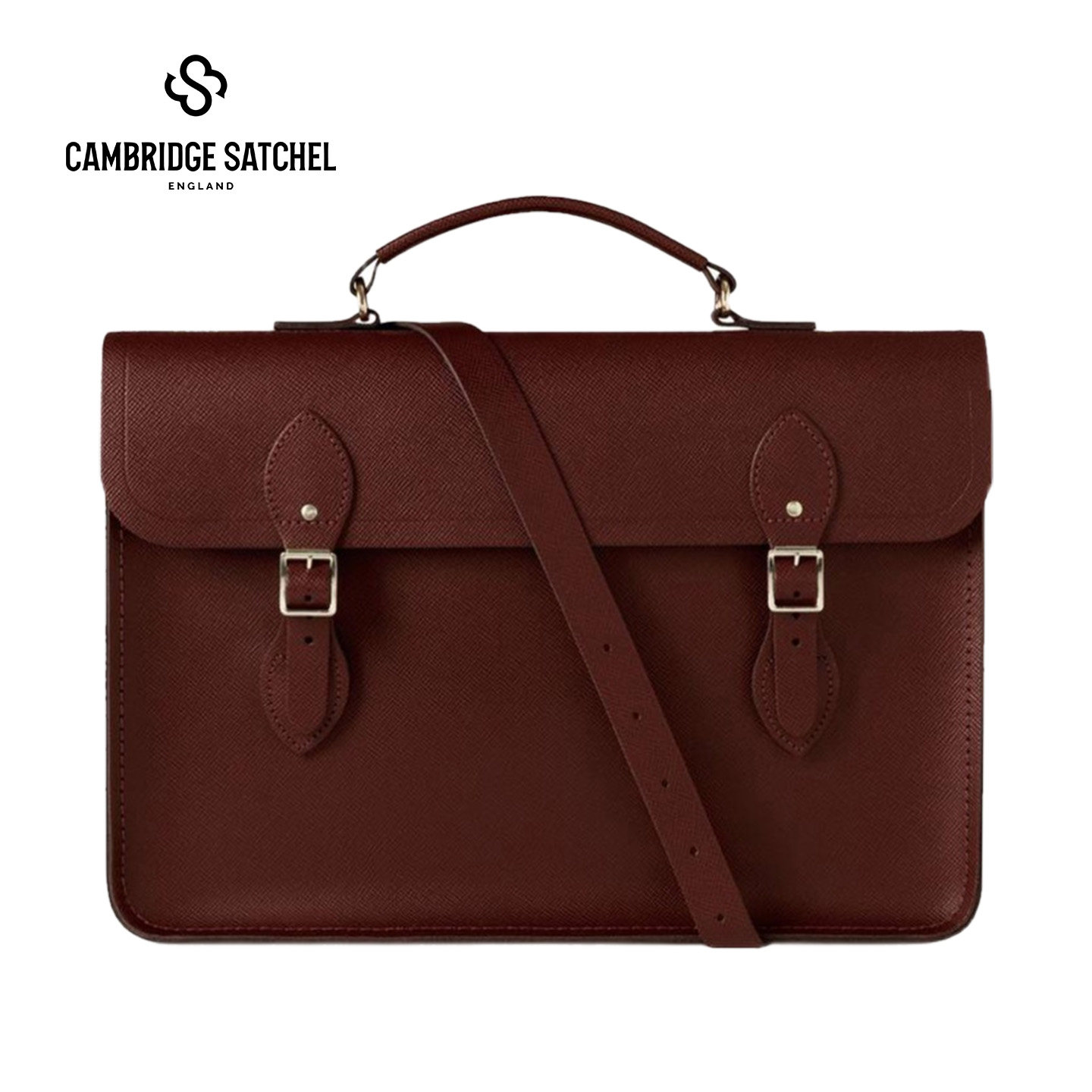 15寸Briefcase英国剑桥包Cambridge Satchel纯手工牛皮单肩公文包