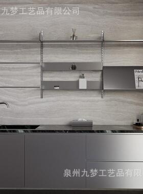 置不锈钢物架可移动收纳架置多层轨vitsoe606516不锈道钢墙上物架