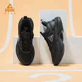 跑鞋 秋冬新款 男女跑步鞋 匹克童鞋 轻弹百搭透气专业儿童运动鞋