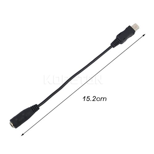 Hot 3.5mm to Mini USB Female to Male Audio Cable Cord for Ac