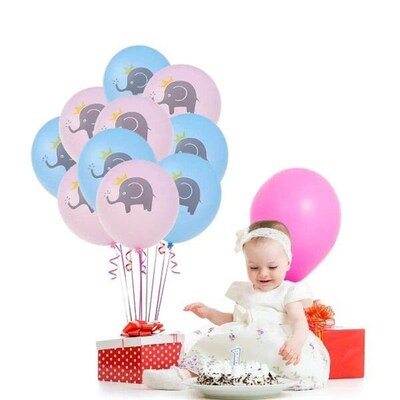 20PCS Elephant Balloons Party Kit Latex Decorative Supplies