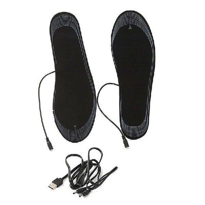 Winter USB Heated Shoe Insoles Electric Foot Warming Pad