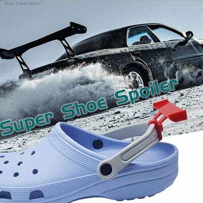 2pc Shoe Acceorie Shoe Spoiler Wing Car Wing Charm Slipper T