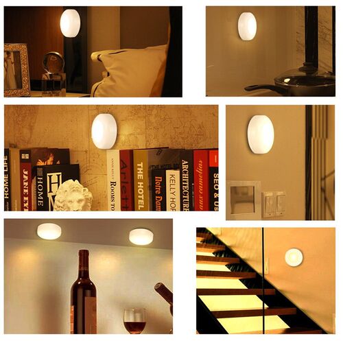 3-color Ice Hockey Lamp White Warm Infrared Remote Control D