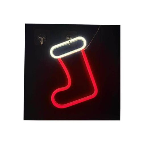 Christmas Decoration LED Neon Sign Light Love Deer Elk Bell