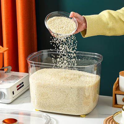5kg/10kg Grain Rice Storage Container Cereal Dispenser with