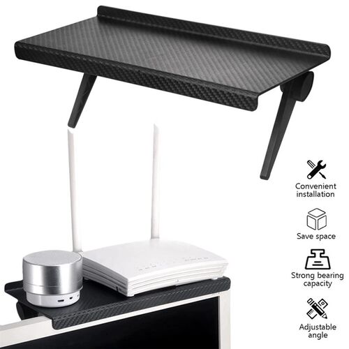 Home Organizer Adjustable TV Screen Top Shelf Rack Computer
