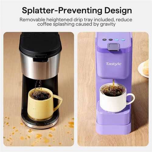 Single Serve Coffee Maker for K Cup, Ground and Tea, Hot and