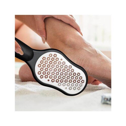 Foot peeler dehulling tool heel home scrub rubbing board