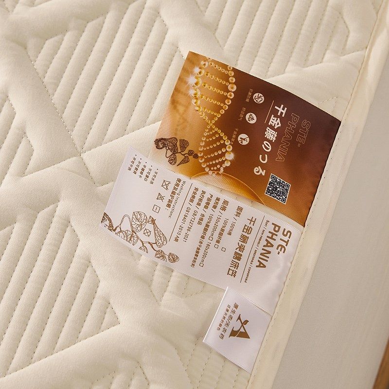 类母婴级抗菌千金藤草本助眠纯色床笠单件夹棉全棉床垫保护罩,床上用品,床笠,淘宝优惠券,粉丝福利购,淘宝优惠卷