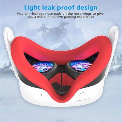 Silicone VR Face Cover Sweatproof Mask Face Pad Anti-Dirty