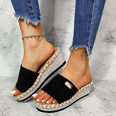 Summer Wedges Slippers Platform High Heels Women Slipper