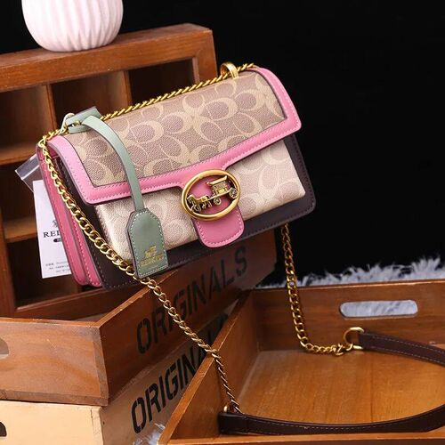 Light luxury women bag 2025 new high-end color contrat ingl