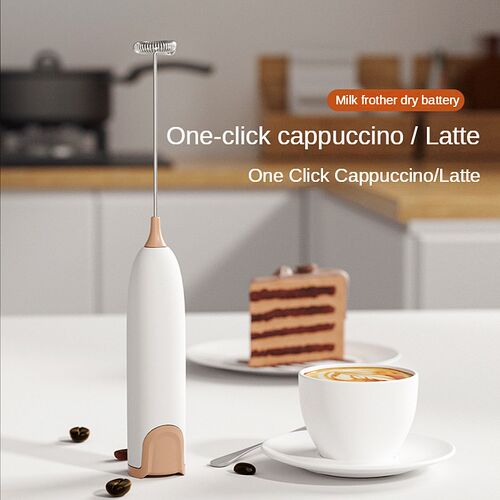 Mini Milk Frother Handheld Foam Maker For Lattes Whisk Coffe